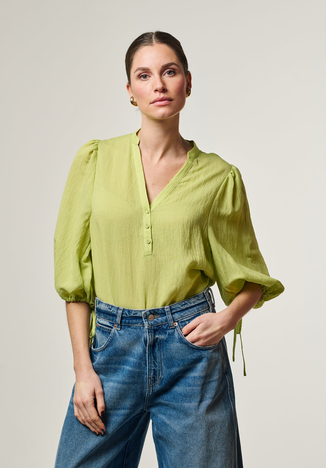 Dahlia blouse green